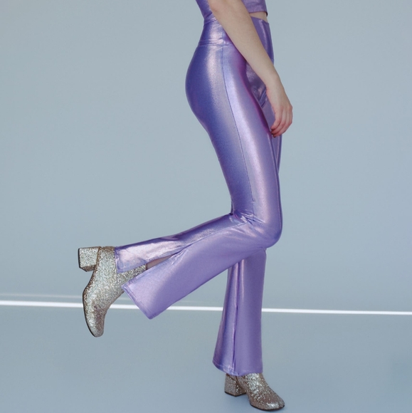 NEW Lavender Disco The Might Company Leggings - Picture 3 of 9